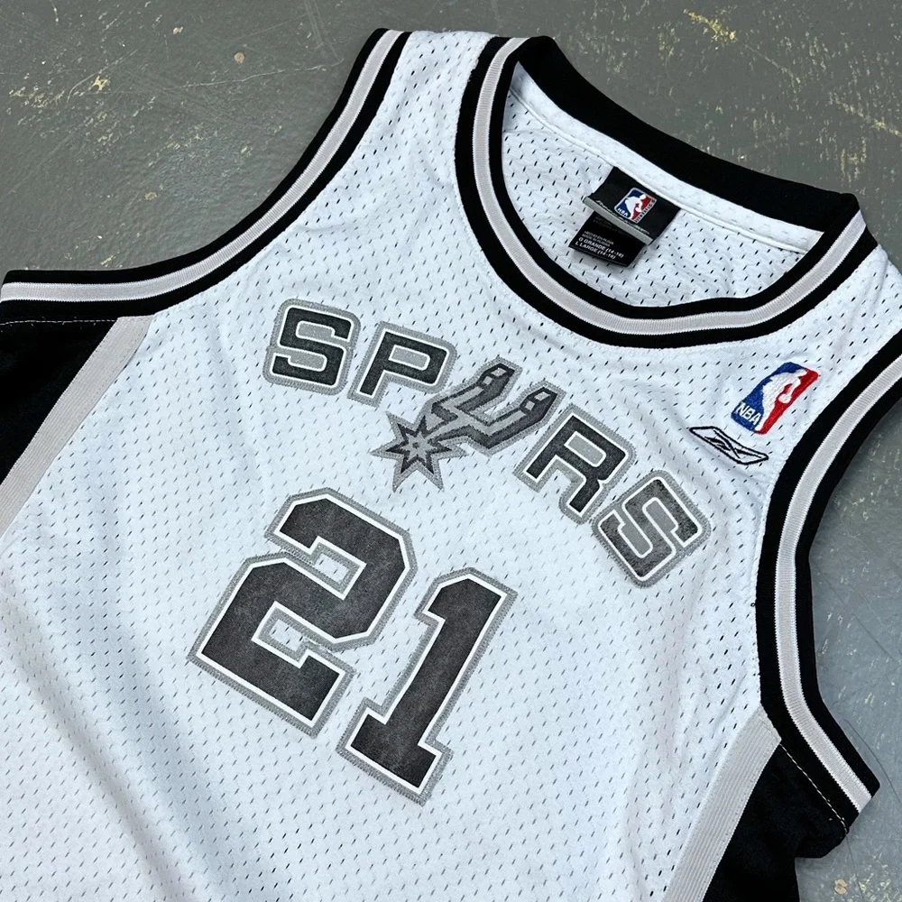 Reebok Tim Duncan San Antonio Spurs Swingman Jersey NBA Small YL 21 Basketball - Picture 3 of 8